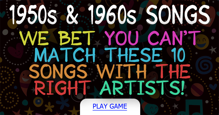 1950s And 1960s Music Quiz