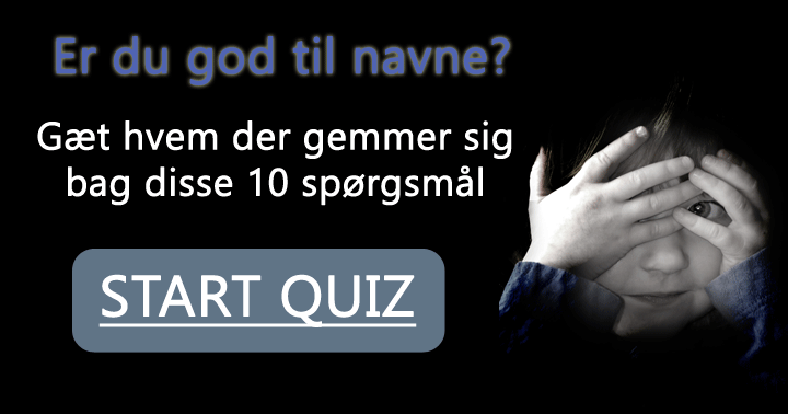 Kan Du Gætte Hvem Jeg Er 